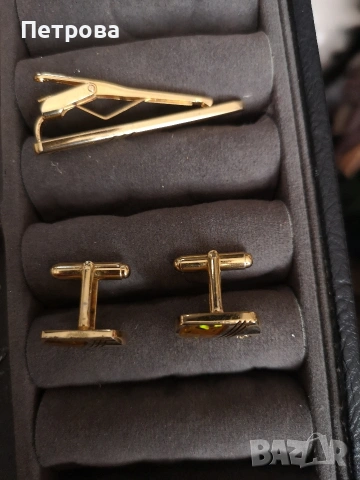 комплект игла за вратовръзка и копчета за ръкавели. , снимка 3 - Други - 53884274