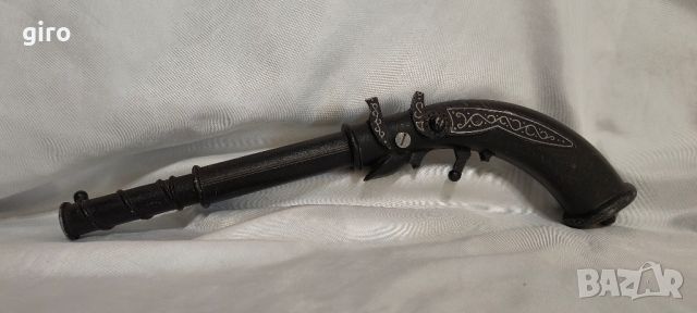 Стар кремъчен пистолет за украса и декорация , снимка 1 - Колекции - 46114898