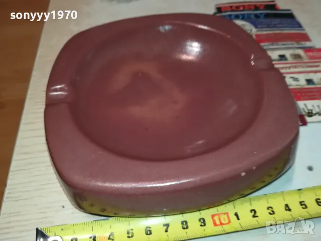 ГОЛЯМ КЕРАМИЧЕН ПЕПЕЛНИК 1405251425, снимка 9 - Антикварни и старинни предмети - 50285808