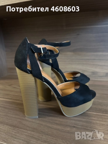 Летни обувки на ток 