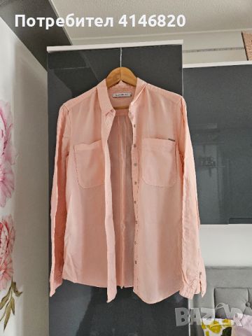 Оригинална CALVIN KLEIN -Pink Blush риза -размер L, снимка 1 - Ризи - 46414206