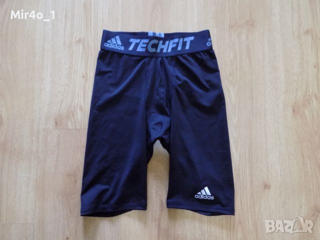 клин adidas techfit къси панталони шорти гащета анцуг оригинален мъжки спорт крос фитнес S, снимка 1 - Спортни дрехи, екипи - 46485238