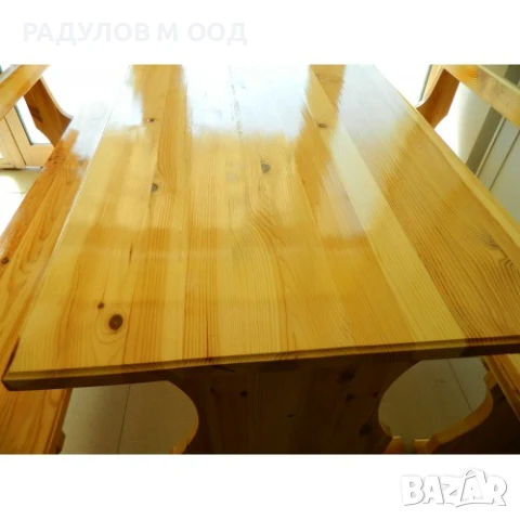 Баварски комплект 120см чам / 30368 , снимка 4 - Маси - 51192030