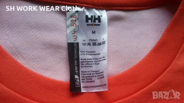 HELLY HANSEN ODENSE Work T-Shirt Orange размер M работна тениска W4-328, снимка 7 - Тениски - 48483675