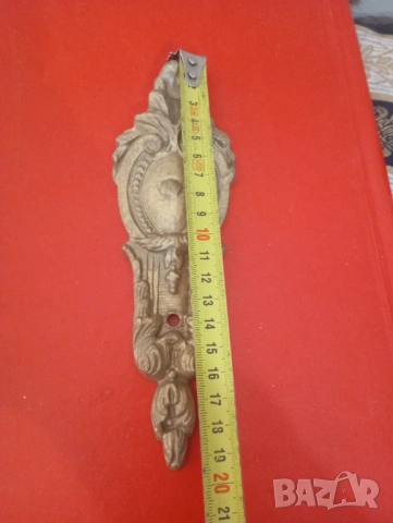 стара метална апликация,обков, снимка 3 - Други ценни предмети - 53075343