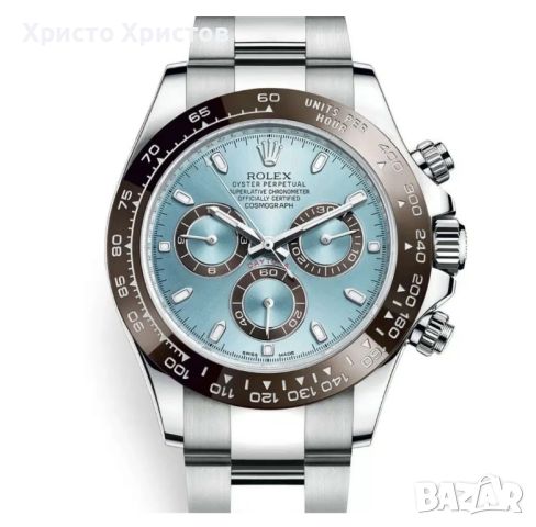 Мъжки луксозен часовник Rolex Daytona Platinum  116506, снимка 4 - Мъжки - 46806256