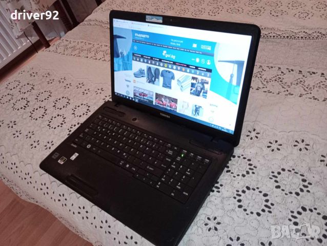 Toshiba C670 17.3 инча екран с 6 гб рам 500 гб хард и батерия над 2 часa, снимка 2 - Лаптопи за дома - 45956234