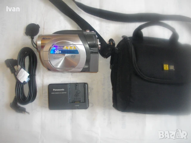 ДВД ВИДЕО КАМЕРА PANASONIC DVR-D 150 DVD VIDEO CAMERA MULTI FORMAT RECORDING ОТЛИЧНА ПОЧТИ НОВА