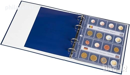 Албум за монети SAFE Designo за евро сетове (от 1 цент до 2 евро) за всички страни от еврозоната, снимка 2 - Нумизматика и бонистика - 54046654