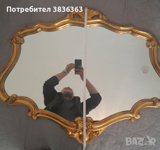 Старо огледало 50 лв, снимка 2 - Арт сувенири - 45693351