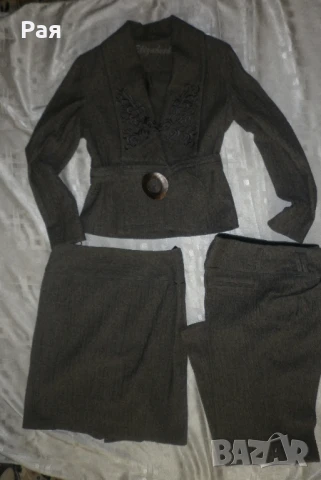 Зимен костюм от три части .Сако ,пола и панталон " Elizabeth ", снимка 17 - Костюми - 50761945