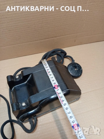 Соц Стар Бакелитен Телефон С Манивела. Номер 620., снимка 13 - Антикварни и старинни предмети - 53250062