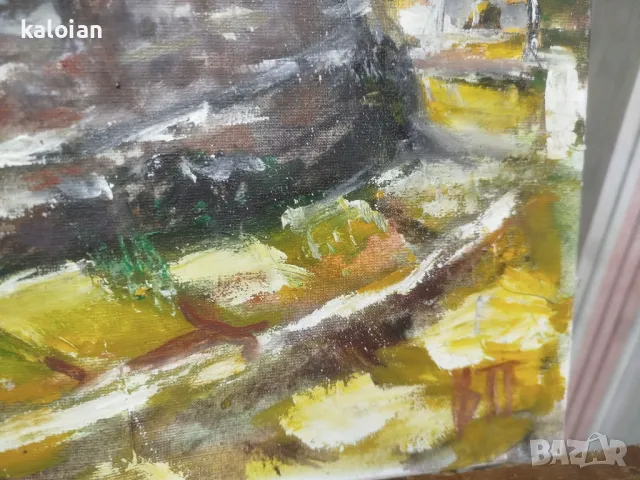 Венелин Петров. Масло на платно. Подписани авторски картини с размери от снимките. Цена 200 лв броя., снимка 11 - Картини - 49982962