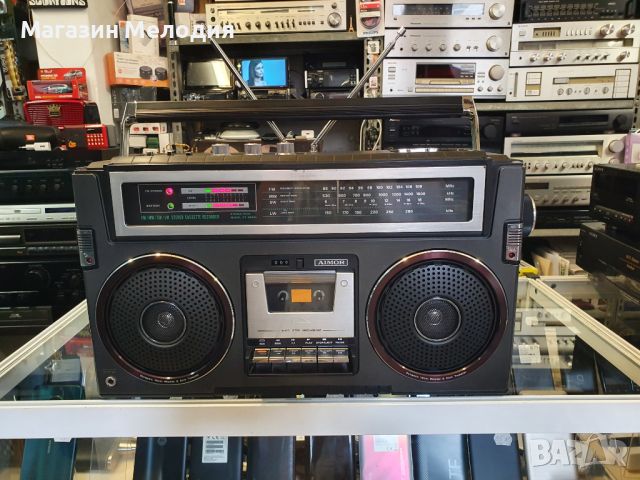 Радиокасетофон AIMOR ST-804SL BoomBox  В отлично техническо и визуално състояние., снимка 1 - Радиокасетофони, транзистори - 46671969