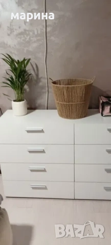 шкаф скрин  бял, снимка 2 - Шкафове - 53557274