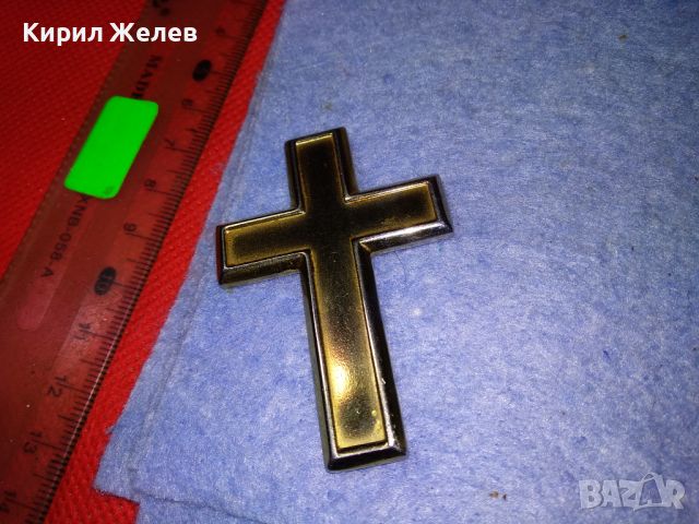 ГОЛЯМ СТИЛЕН ЗЛАТИСТ КРЪСТ от НЕРЪЖДАЕМА БЛАГОРОДНА СТОМАНА 26426, снимка 13 - Други ценни предмети - 46282991