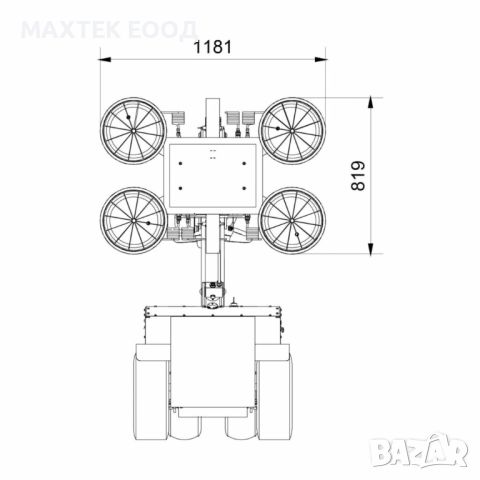 Електрически вакуумен робот UPLIFTER GW625 HIGHLIFTER, снимка 5 - Други машини и части - 45670228