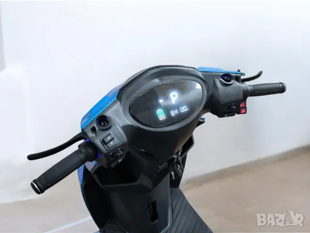 Електрически скутер-триколка blueElectric Sport 2000W | 60V | 24AH | BLUE, снимка 8 - Мотоциклети и мототехника - 49745588