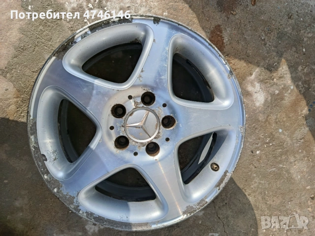 Алуминиеви джанти за Мерцедес W203, снимка 3 - Гуми и джанти - 53657424