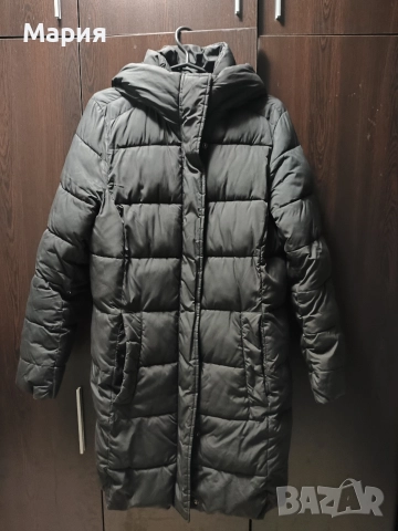 Зимно черно яке H&M, размер S, снимка 2 - Якета - 52939142