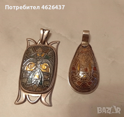 сребърни бижута , снимка 3 - Колиета, медальони, синджири - 52841386