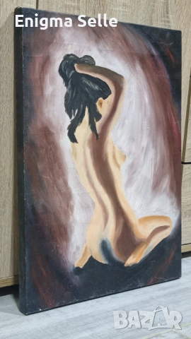 Авторска картина, еротика, голо женско тяло , снимка 4 - Картини - 53215953