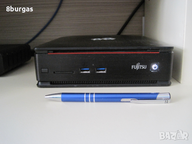 Fujitsu Esprimo Q520 Mini PC с DVD, i3-4160T, 4GB RAM, 500GB, подарък безжична мишка Microsoft, снимка 2 - За дома - 45012009