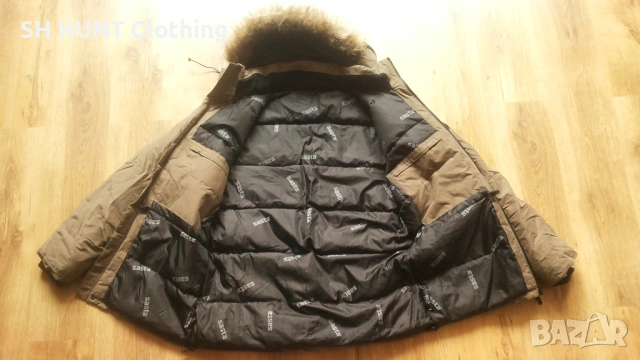 SASTA WINTER DOWN Jacket размер L за лов риболов дебело зимно яке с гъши пух - 2584, снимка 13 - Екипировка - 54259770