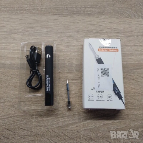 Преносим цифров поялник, регулиране на температурата, USB-C зареждане, снимка 6 - Друга електроника - 53303514