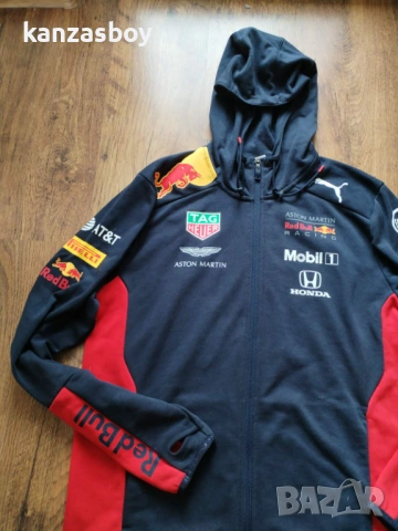 Puma AMRBR Team Hooded Sweat Jacket - страхотно мъжко горнище ОТЛИЧНО М, снимка 6 - Спортни дрехи, екипи - 53564743