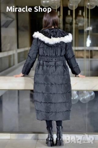 Дълга грейка с колан , снимка 2 - Якета - 52160133