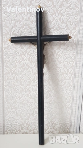 Старинен католически кръст , снимка 4 - Антикварни и старинни предмети - 53509896