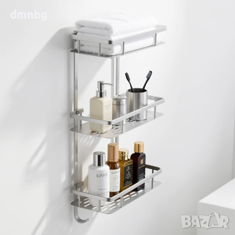 Алуминиева правоъгълна тройна етажерка R10