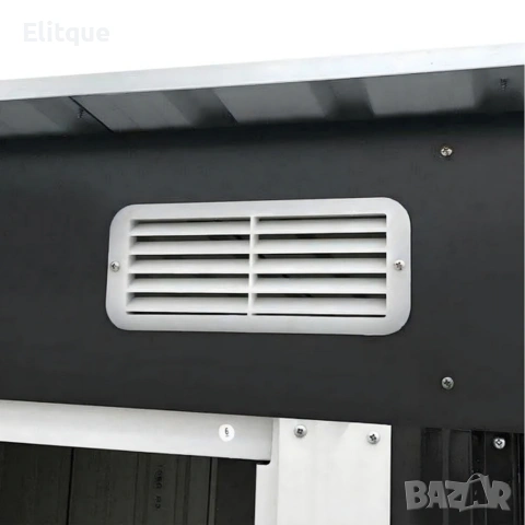 Метална градинска къща за инструменти с вентилация и заключване, снимка 14 - Градински мебели, декорация  - 53120445