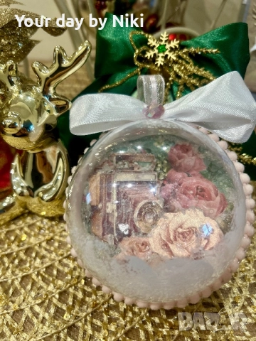 Коледна топка, снимка 3 - Коледни подаръци - 52772504