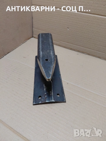 Соц Стара Релсова Наковалня 4кг. НОМЕР 1373., снимка 4 - Антикварни и старинни предмети - 54072830