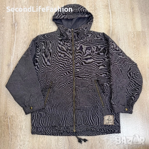 Мъжко яке Poivre Blanc Riders Vintage, размер M, бродирано, сиво Винтидж 