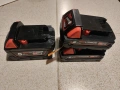 Milwaukee 18v лот батерий-нови, снимка 4