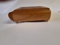 Стара дървена интересна кутия за бижута, снимка 4