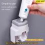 Автоматичен дозатор за паста за зъби с поставка за 2 четки - КОД 3693, снимка 8