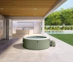 Надуваемо джакузи Pure Spa Bubble Therapy Intex с диаметър 196см, с 4 места, зелено, снимка 1