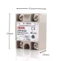 SSR-40DA ; твърдотелен релеен модул 3-32V вход DC 24-380V AC изход Високо качество, снимка 2