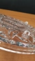 Едно масивно кристално плато за торта/сладкиш с 3 крачета, снимка 9