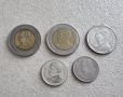 Монети. Тайланд. 1 , 5 и 10 бата. 5 бройки.  Тайландски батове. 5 бройки., снимка 4