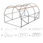 Градиснка оранжерия New Solution - отлична защита за вашите култури 3 х 2 х 2м.3-сегментна конструкц, снимка 3