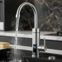 Електрически смесител за моментално загряване на водата с Led дисплей, снимка 8