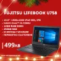 Fujitsu LifeBook U758 - 15.6" - (1920x1080), IPS / Intel® Core™ i5-7200U / 16GB RAM DDR4 / 256GB SSD, снимка 1