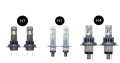 Диодни LED Крушки H7/H1/H4 60w 2бр к-т, снимка 1 - Аксесоари и консумативи - 44949609