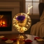 Лампа с роза и мека светлина – подарък, който остава и след празника, снимка 3