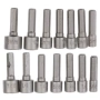 4657 Комплект шестостенни вложки за винтоверт, 14 части – 1/4" захват за болтове, снимка 7